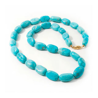 Collana Sassi in Turchese (naturale) e chiusura in Oro 18kt - Stonewave