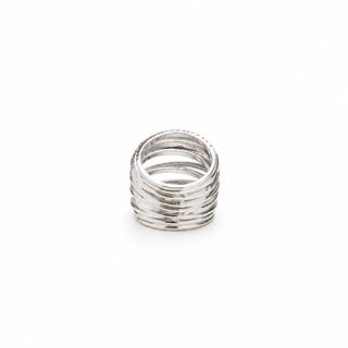 Anello Cocktail in Diamanti Bianchi e Neri – Don Alfonso Gioielli Capri