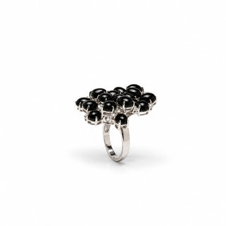 Anello Multionix in Onice e Diamanti | Cocktail Rings Don Alfonso Gioielli Capri