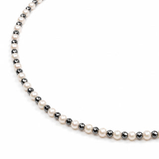 Collana “Ema Sì e No” in Ematite e Perle Small – Collezione Caprese Style