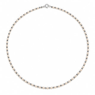Collana “Ema Sì e No” in Ematite e Perle Small – Collezione Caprese Style