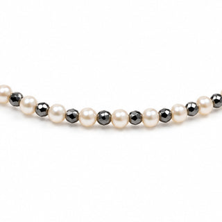 Bracciale Ema Si e No – Perle, Ematite e Oro 18 kt | Caprese Style
