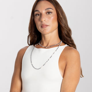 Collana Ematite e Perle Bianche Caprese Style | Don Alfonso