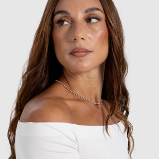 Collana “Ema Sì e No” in Ematite e Perle Small – Collezione Caprese Style