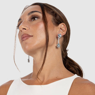 Orecchini Fire Acquamarina — Statement Earrings | Don Alfonso Gioielli Capri